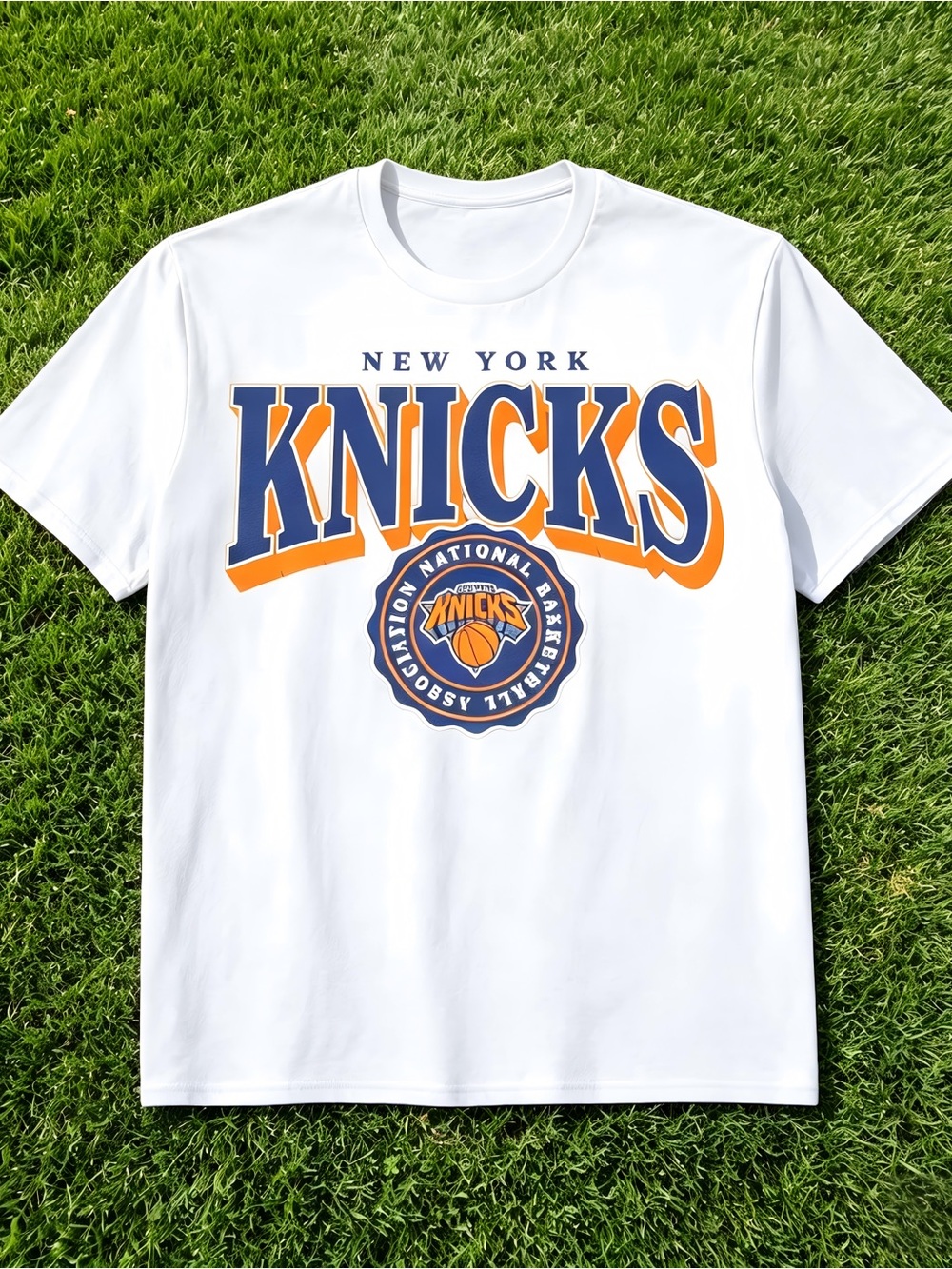 Nba - New York Knicks Arched Crest Women Men T-shirt unisex